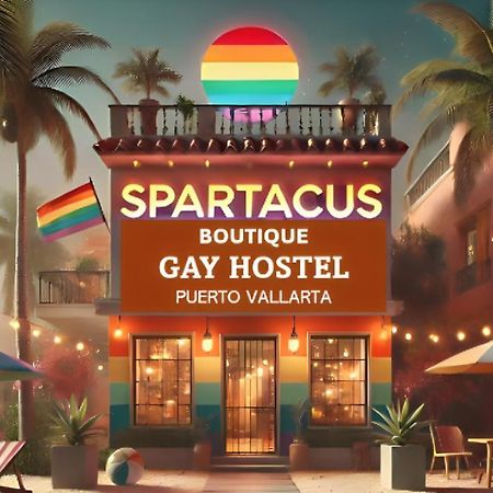 Spartacus Hostel Boutique For Men Puerto Vallarta Exterior photo