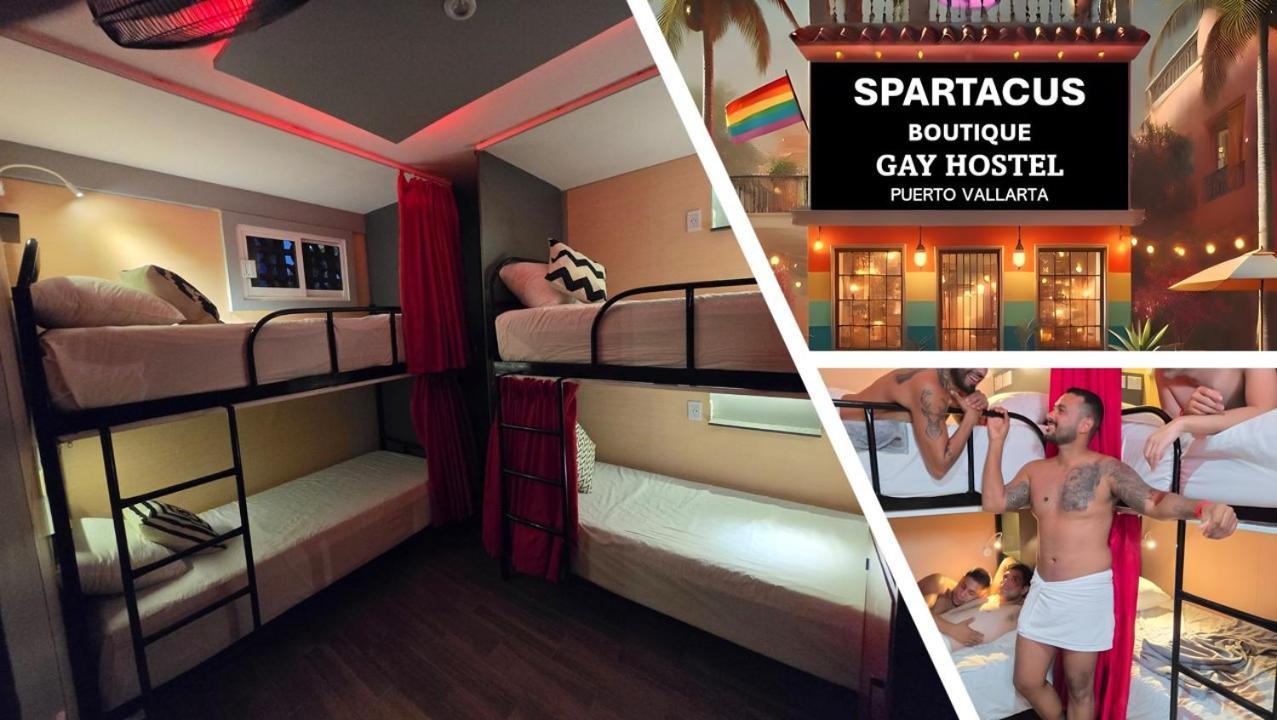 Spartacus Hostel Boutique For Men Puerto Vallarta Exterior photo